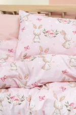 Cotton Box Бебешко спално бельо „Mopsy Somon“ Ranforce – 100% памук ранфорс – 4 части - Image 2
